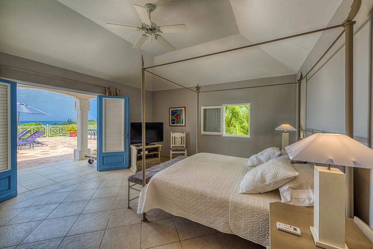 26.Location villa Oceane Terres Basses Saint Martin - Chambre